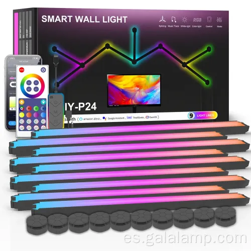 Lámpara de colgación LED inteligente para iluminación de habitaciones